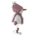 thumbnail image 2 of Northlight 11" White and Red Bobble Snowman Christmas Figurine Decoration, 2 of 3
