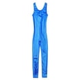 thumbnail image 4 of YiZYiF Kids Girls Metallic Solid Color Stretchy Ballet Dance Gymnastics Leotard Jumpsuit,Sizes 3-14, 4 of 6