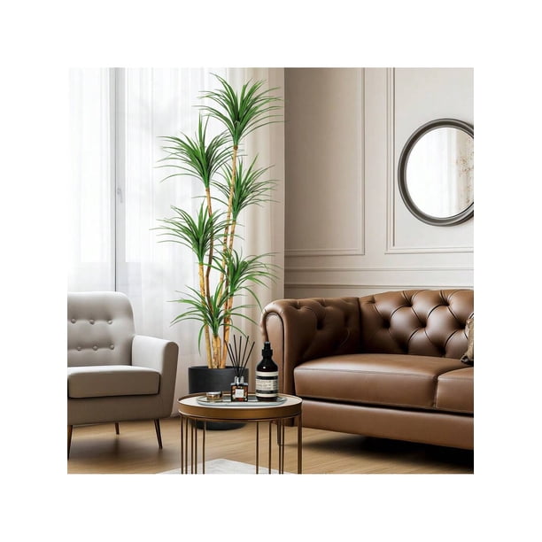 Estilizado para 4ft/5ft/6ft simulation dracaena artificial tree para home y oficina decoration