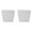 Z-White 2PCS, variant on Jierger Large Plant Pots, 1 Pack Wide Flower Pots for Outdoor Indoor Plants, Big Plastic Planters with Drainage Holes and Saucers for Garden House Plants, White
