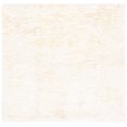 thumbnail image 2 of SAFAVIEH Sheep Skin Collection 6' Square Natural / White SHS211A Handmade Rustic Glam Genuine Pelt 3.4-inch Extra Thick Area Rug, 2 of 2