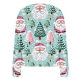 thumbnail image 4 of Idoravan Cardigan for Women Trendy Women's Casual Cardigan Button Christmas Printed Fashion Jacket Coat, 4 of 5