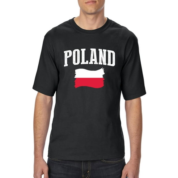 NIB - Big Men's T-Shirt, up to Tall Size 3XLT - Poland