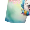 thumbnail image 5 of Happy Easter Samoyed with Bunny Ear Headband and Flowers All Over Print Boxer Briefs Underwear for Men Dad Siberian Sammy Dog Lover - 13001, 5 of 6