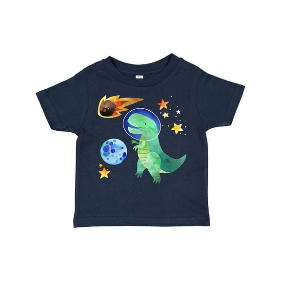 Inktastic Tyrannosaurus Rex Vs. Meteor Fun Space Dinosaur Boys or Girls Toddler T-Shirt