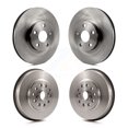 thumbnail image 1 of CMX Front Rear Disc Brake Rotors Drums Kit for Car 2003-2006 Toyota Matrix Pontiac Vibe AWD K8-101972, 1 of 11