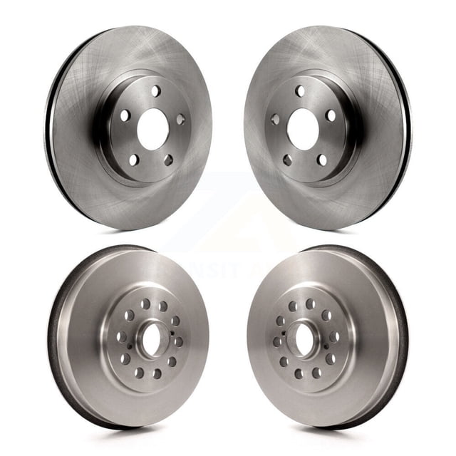 CMX Front Rear Disc Brake Rotors Drums Kit for Car 2003-2006 Toyota Matrix Pontiac Vibe AWD K8-101972