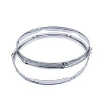 LeeQinersw 12in 6 Hole Snare Drum Hoop Set for Drum Build or .2mm