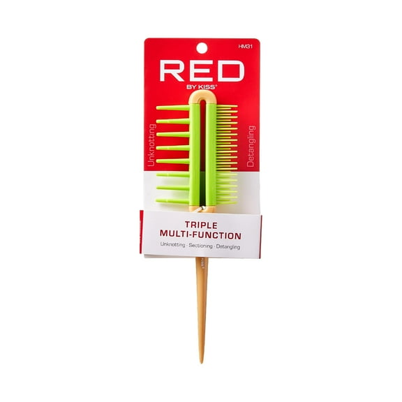 KISS Red Pro Comb Triple Multi Function 1 ea