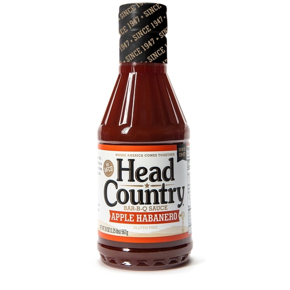 Head Country Apple Habanero BBQ Sauce, 20 oz