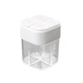 thumbnail image 1 of Seasoning Jar Square Glass Container Seasoning Bottle Spice Organizer Outdoor Camping Seasoning Container Kitchen Gadget Sets WHITE, 1 of 6