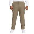 thumbnail image 3 of Eddie Bauer Men’s Fleece Lined Pants – Water Resistant, Lightweight Stretch Fabric, Zipper Pockets (Tan, 32Wx32L), 3 of 7