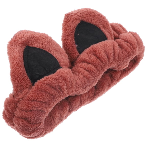 ifundom High-End Cloth Red Face Headband for Skincare and Daily Facial Cleansing
