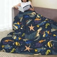 thumbnail image 6 of Sikiie Undersea Animals Ultra-Soft Micro flannel Blanket Luxury All Seasons Warm Blanket for Bedding Sofa and Travel (4 sizes)-40"x30", 6 of 7