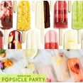 thumbnail image 6 of Homemade Popsicle Molds Shapes, 10PCS Silicone Ice Pop Maker Non-BPA, with 50 Sticks, 50 Bags, 10 Reusable Sticks, Funnel, Brush and Ice Pop Recipes, 6 of 8