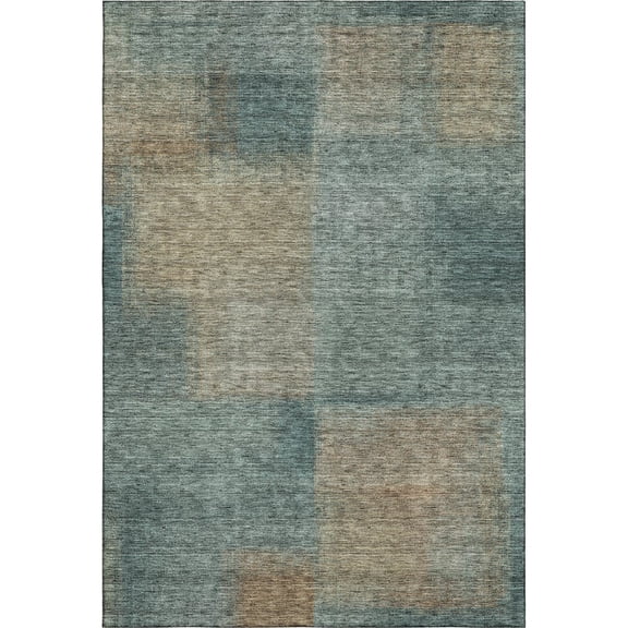 Dalyn Rugs Premium Machine Washable Mayfield AMF742 Teal 3' x 5' Rug