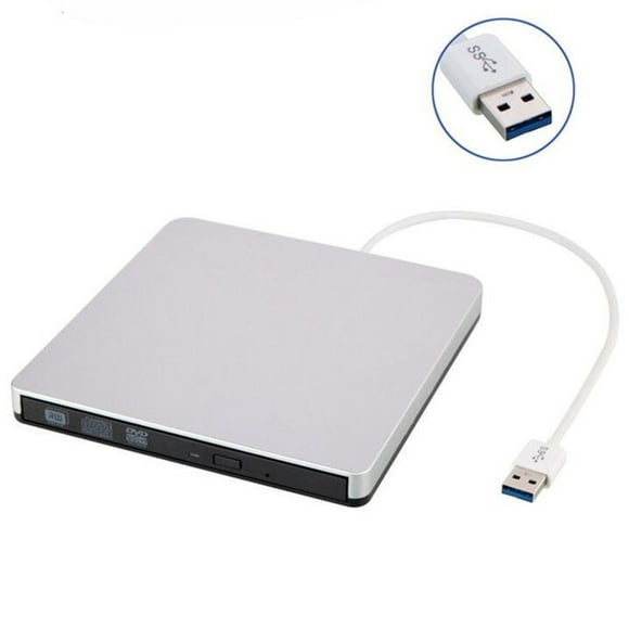 External USB 3.0 DVD Burner DVD VCD CD Drive Portable Writer Replacement for Laptop Computer PC