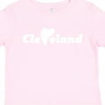 thumbnail image 4 of Inktastic Cleveland Heart Solid White Boys or Girls Toddler T-Shirt, 4 of 5