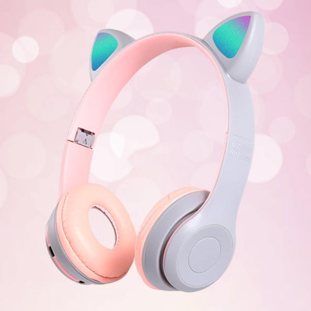 Auriculares inalámbricos Macarena Cat Ear RGB Bluetooth Canceción de ruido