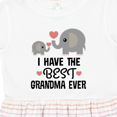 thumbnail image 4 of Inktastic Grandkids Best Grandma Ever Girls Toddler Dress, 4 of 5