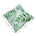 thumbnail image 3 of Cojín Decorativo Home Trends Cuadrado Hojas Blanco, 3 of 4