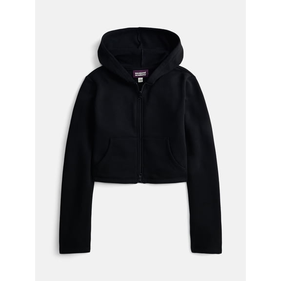 Weekend Academy Girls Zip Up Fleece Hoodie, Sizes 4-18