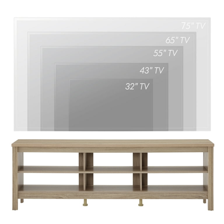 WAMPAT Farmhouse TV Stand 70 Entertainment Center - Walmart.com