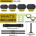 thumbnail image 6 of 66 Lbs Adjustable Dumbbell Set, 4-in-1 Home Gym Equipment for Men & Women, Used as Barbell, Kettlebell, Push-Up Stand, 6 of 8