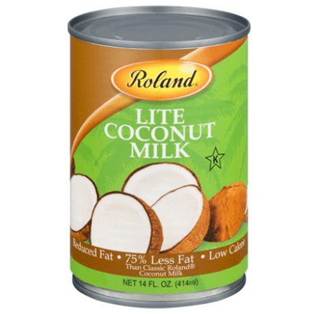 (4 Pack) Roland Lite Coconut Milk, 14 fl oz