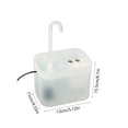 thumbnail image 3 of Automatic Circulating Water Bird Shower Bath Box with Filter Screen, Transparent Observation Window, Shallow Safe Tub for Small Birds and Parrots, Green and White, 3 of 6