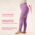 thumbnail image 5 of YanHoo Fleece Lined Leggings Women Fall Winter Thermal Warm Pants Plus Size Elastic High Waisted Belly Control Workout Yoga Pants Purple,XXXXL, 5 of 7