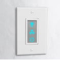 Homewerks 2-Way LED Panel Bathroom Light Switch for Ventilation Fans ...