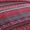 thumbnail image 4 of Couverture Matelassée pour Lit Canapé Sofa, Motif Bohème Rayé, 60X78 Pouces, 4 of 8