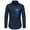 Navy, variant on JURANMO Men's Dressy Shirts Long Sleeve Lapel Button Shirts Luxury Printed Slim Fit Wedding Guest Shirts Deals of the Day White XL