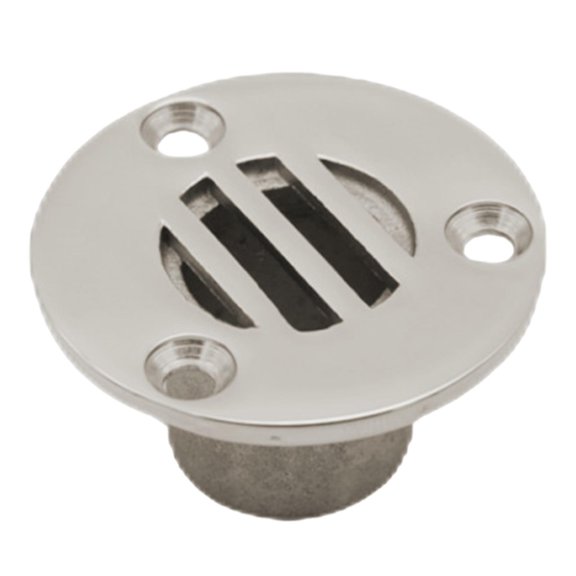 Drenaje de piso de barco redondo genérico, acero inoxidable, drenaje de cubierta marina para Kayak, suministros de drenaje de baño, yate marino , 22MM