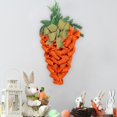 thumbnail image 6 of TAIAOJING Easter Artificial Lavender Carrot Wreath Flower Green Leaves Summer Fall Home Party Decorations, 6 of 8
