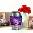thumbnail image 6 of JAGASY Snake Urn for Human Ashes Adult Male & Female - Small Purple Urns for Family - Mountain Funeral Gifts for Loss of a Loved One - Purple Cloud Keepsake Urn for Grandparents - 3 Inch, 6 of 7