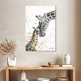 thumbnail image 2 of Elephant Stock Celebration Of Love Wall Art - Vertical Canvas Wall Art - Kids Room Wall Decor - Animal Canvas - White And Gray Decor By Ashvin Harrison - 24" x 36", 2 of 8