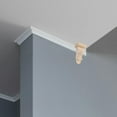 thumbnail image 4 of BEADCEST Grands Corbeaux pour Manteau de Cheminée Corbeaux en Bois Beige 1 Ensemble Soutenant, 4 of 6
