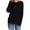 Black, variant on Oplxuo Women's Basic Crewneck Sweatshirts With Pockets 2025 Fall Clothes Solid Color Long Sleeve Loose Casual Pullover Tops