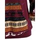 thumbnail image 4 of Más el tamaño de gota de hombro de Navidad Imprimir sudadera Rosegal  Mangas largas de talla grande, 4 of 5