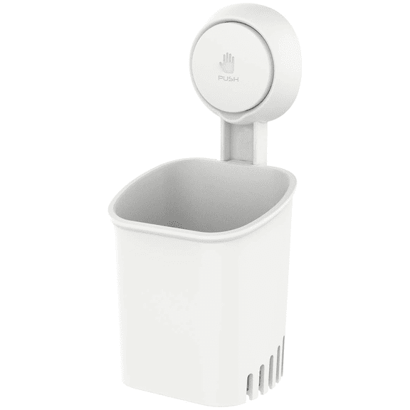 Powerful Suction Cup Toothbrush Holder - Drill-Free Wall Organizer for Bathroom & Kitchen