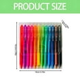 thumbnail image 3 of CCOCC Erasable Gel Pens 12 Pack,0.7mm Fine Tip,Assorted Colors,Retractable & Refillable,Smooth Writing Pens,Office Supplies for Teens & Adults, 3 of 4