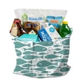thumbnail image 3 of Life Tropical Fish Canvas Tote Bag with Nautical Beach Coral and Marine Ocean Print, Durable Eco-Friendly Reusable Shopping Tote, Lightweight Foldable Handbag for Seaside & Beach Travel, 3 of 7