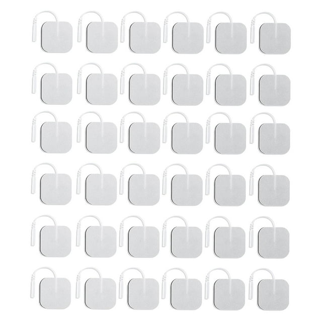 lionlar 36 Pieces Self Adhesive Pads Compatible Medical Equipment for Electro