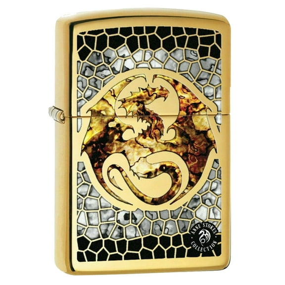 Zippo Anne Stokes Fusion Dragon Lighter Classic - (81682) - Christmas, Halloween & Valentines Day Gift