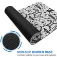thumbnail image 6 of Long Mouse Pads for Desk,White Planet Cat Feather Pattern Desk Mats on Top Of Desks, Desk Mouse Pad Extra Large with 3mm Non-Slip Base and Stitched Edge for Gaming,Office,Work,Home 31.5"x15.7", 6 of 6