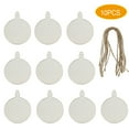 thumbnail image 3 of 10 Pcs Christmas Ball Shape Wooden Ornaments Hanging Embellishments Crafts Diy Christmas Decoration, 3 of 9