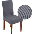 thumbnail image 3 of Chair Covers, Stretch Removable Washable Chair Cover for Dining Chairs,Stretch Chair With Elastic Strap for Dining Room, 3 of 10