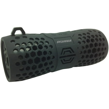Sylvania SP332 Water-resistant Portable Bluetooth(R) Speaker (Black